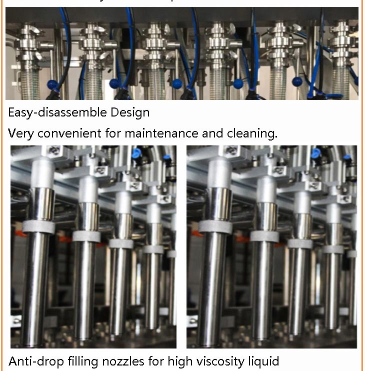 Arzon plomba qadoqlash idishini asal bilan to'ldirish mashinasi