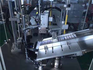 Ultrasonik sızdırmazlık kosmetik naychalarni to'ldirish mashinasi